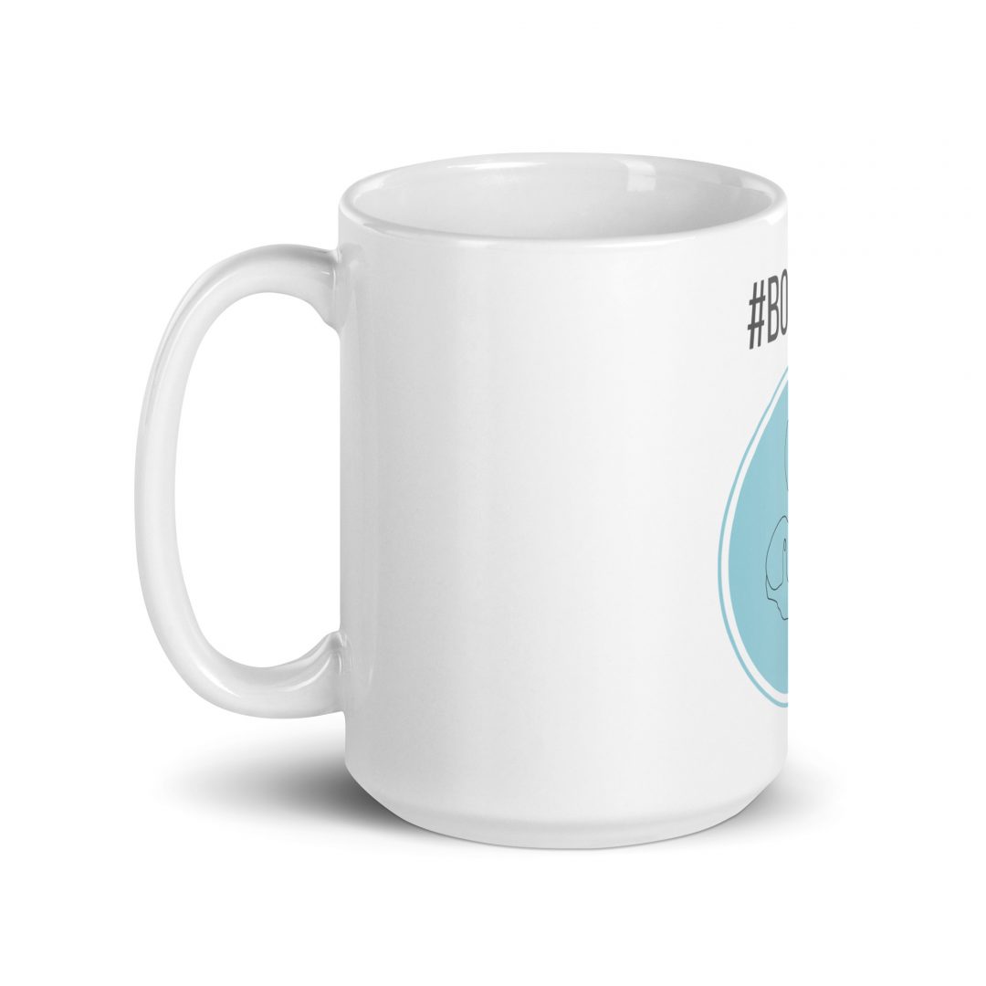 white glossy mug 15oz handle on left 63b81e398ad8f